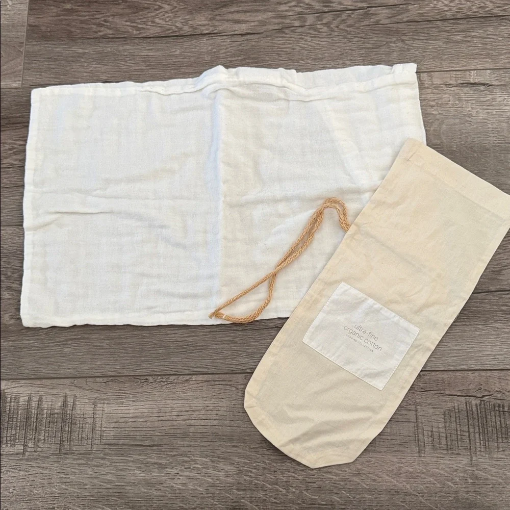 Restoration Hardware Warm White Ultra Fine Organic Cotton Toddler Pillow Case